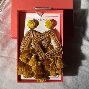 Tassel modern earrings